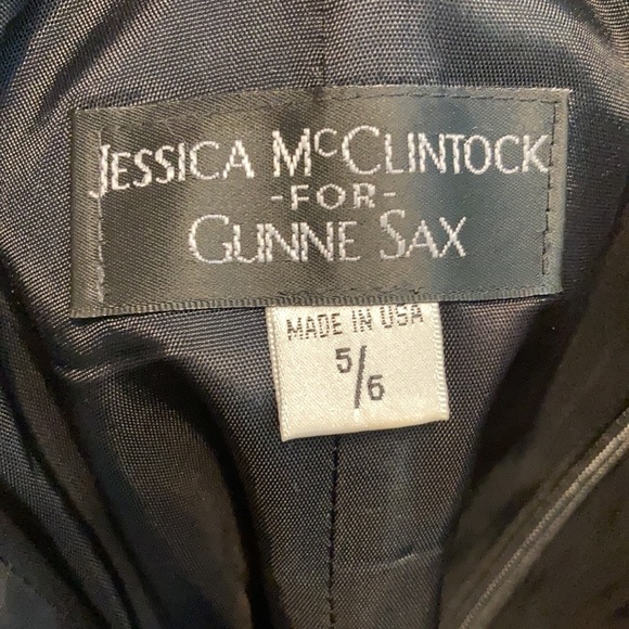 Black and Hot Pink Formal Strapless Dress - Picture 8 of 9